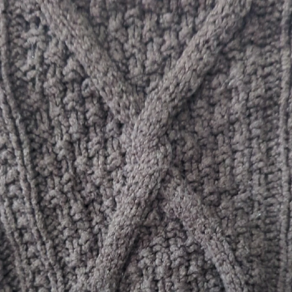 Free People Cable Knit Sweater in Rich Brown - Picture 4 of 5